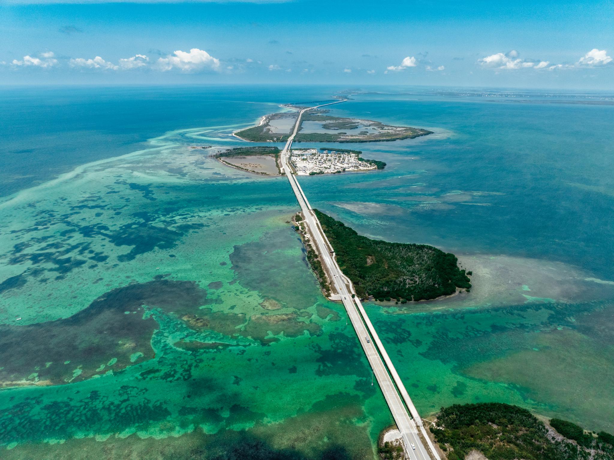 Overseas highway in Key West