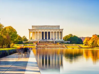 Lincoln Memorial in Autumn
